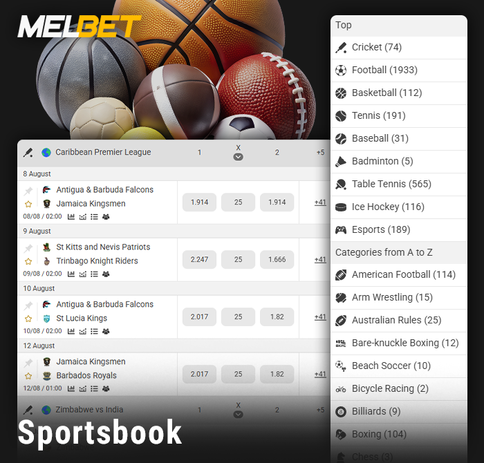 About the Sports Betting Section at Melbet India